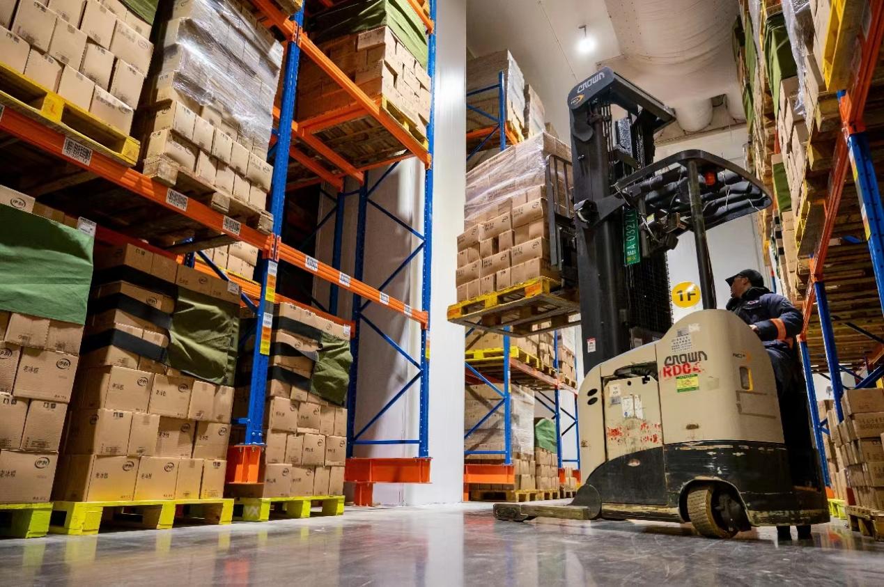 萬緯冷鏈南寧園區(qū)。 人民網 嚴立政攝