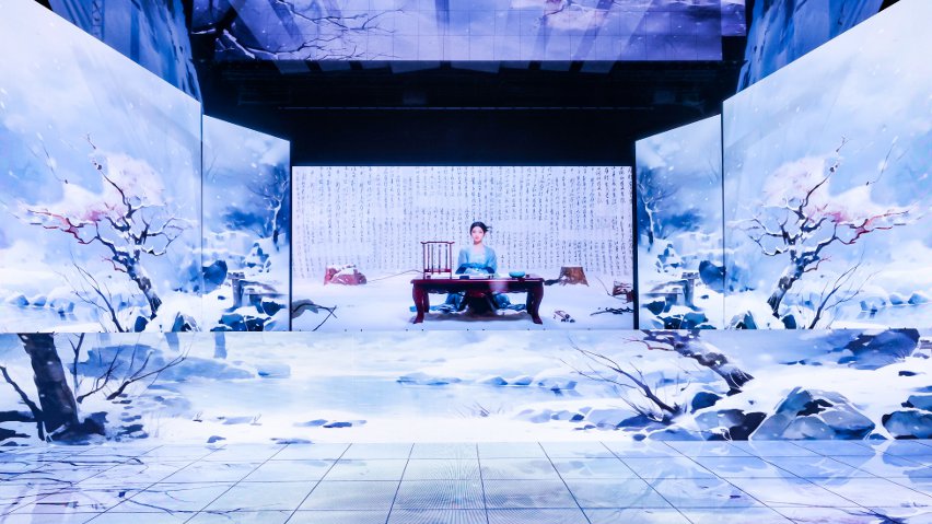 網(wǎng)易云音樂(lè)與小冰公司推出虛擬歌手陳水若演唱《風(fēng)雪千千》。主辦方供圖